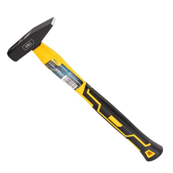 Machinist Hammer Deli Tools EDL442003, 0.3kg, Yellow