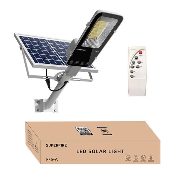 Solar Lamp Superfire FF5-A, 63 Watts, 500 Lumens, 5000 mAh Battery