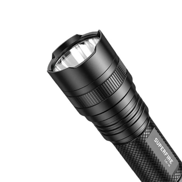 Superfire L6-H Flashlight, 750 Lumens, USB Type-C