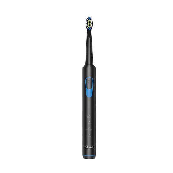 FairyWill FW-E6 Sonic Toothbrush with Headset (Black)