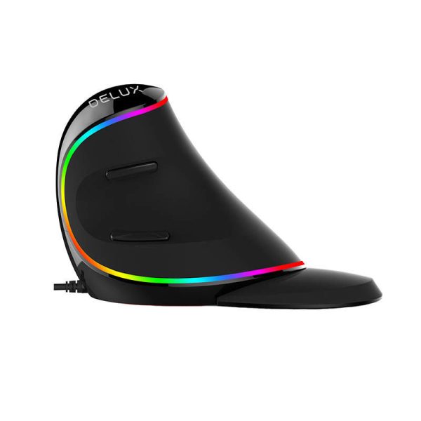 M618Plus 4000DPI RGB Wired Vertical Mouse - Deluxe