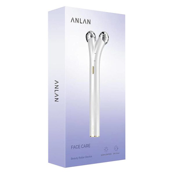 ANLAN 01-AAMY01-02A Hot and EMS Micro Current Facial Beauty Roller