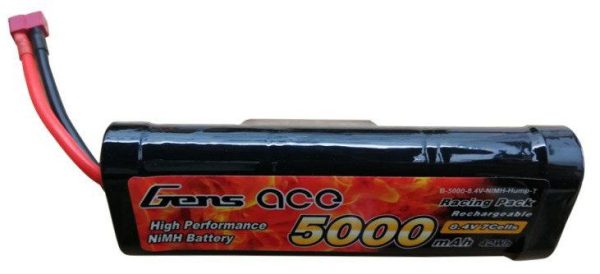 Battery Gens Ace Traxxas 5000mAh 8,4V NiMH Hump T Plug