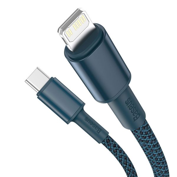 Baseus High Density Braided Cable Type-C to Lightning, PD,  20W, 1m (blue)