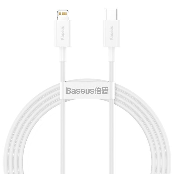 Baseus Superior Series Cable USB-C to Lightning, 20W, PD, 1,5m (white)