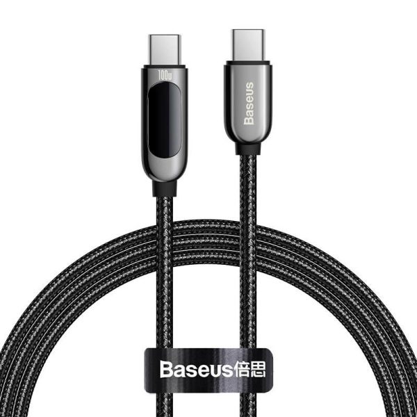 Baseus Display Cable USB-C to Type-C 100W 1m (black)