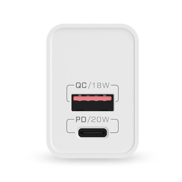 Wall Charger Blitzwolf BW-S20, USB, USB-C, 20W (white)