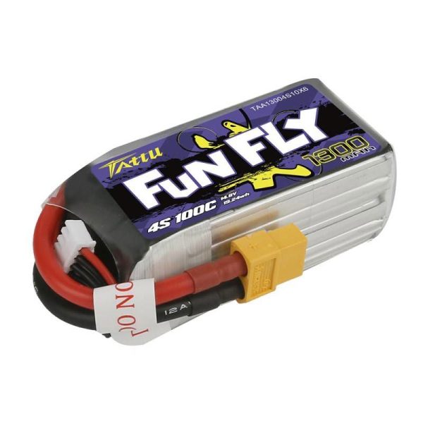 Tattu Funfly 1300mAh 14.8V 100C 4S1P battery