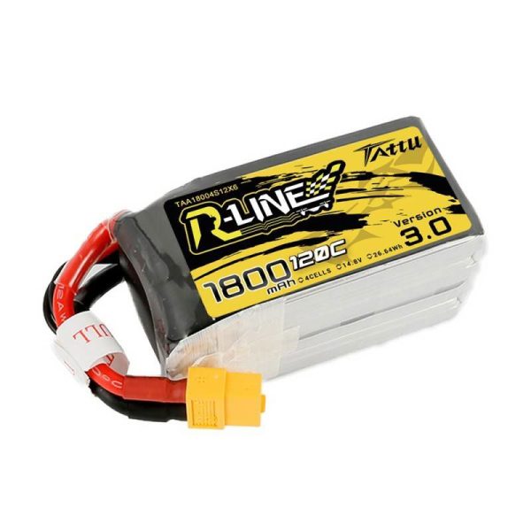 Battery Tattu R-Line Version 3.0 1800mAh 14,8V 120C 4S1P XT60