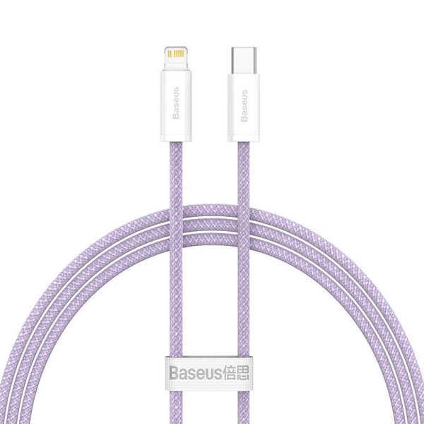 USB-C cable for Lightning Baseus Dynamic Series, 20W, 1m (purple)