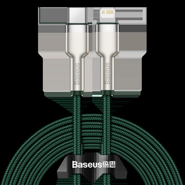 Baseus USB-C cable for Lightning 2m (green)