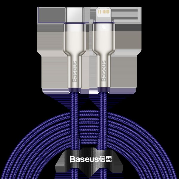 Baseus Cafule Series USB-C cable for Lightning, 20W, 2m (purple)