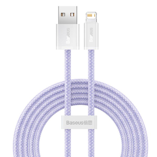 Baseus Dynamic cable USB to Lightning, 2.4A, 2m (Purple)