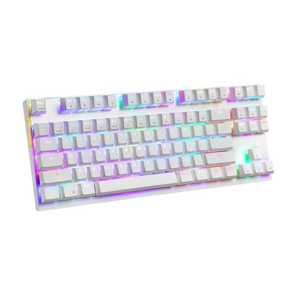 Mechanical gaming keyboard Motospeed K82 RGB (white)