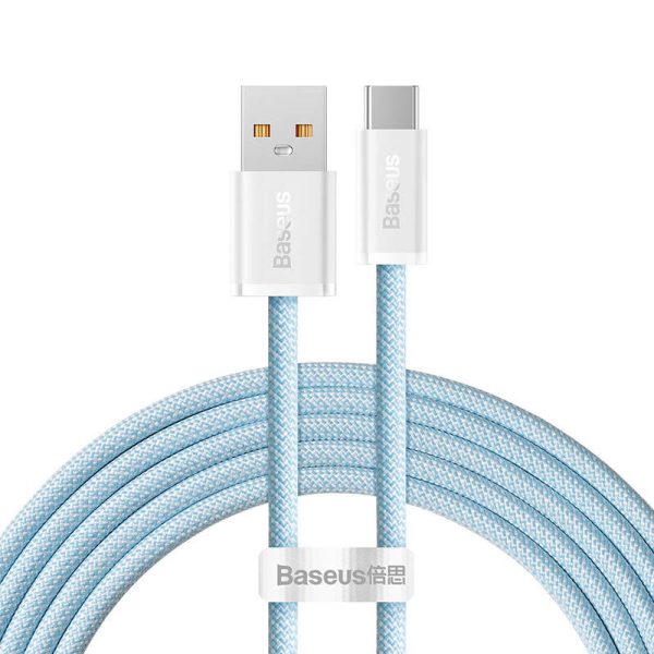 Cable USB to USB-C Baseus Dynamic Series, 100W, 2m (blue)