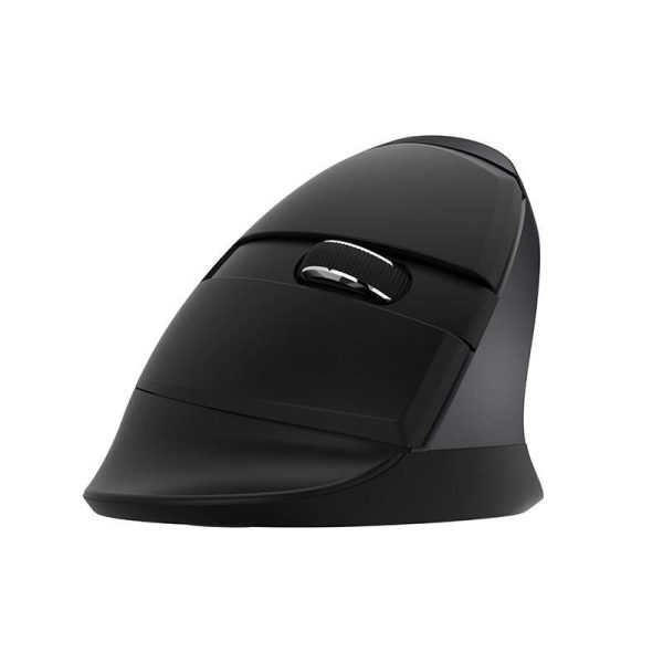 Wireless Vertical Mouse Delux M618Mini DB BT+2.4G 2400DPI (black)