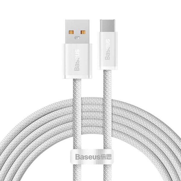 Cable USB to USB-C Baseus Dynamic Series, 100W, 2m (white)