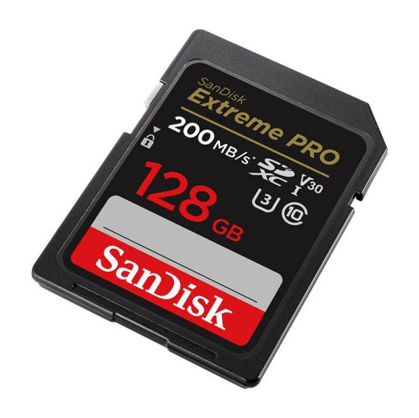 Memory card SANDISK EXTREME PRO SDXC 128GB 200/90 MB/s UHS-I U3  (SDSDXXD-128G-GN4IN)