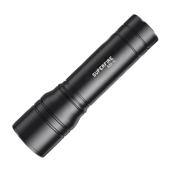 Flashlight Superfire S33-C, 210lm, USB