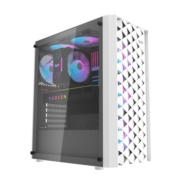 Computer case Darkflash DK351+ 4 fans (white)