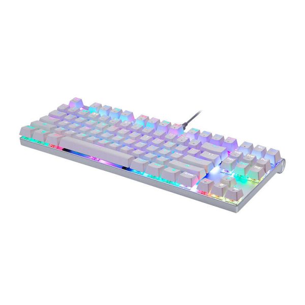 Mechanical gaming keyboard Motospeed CK101 RGB (white)