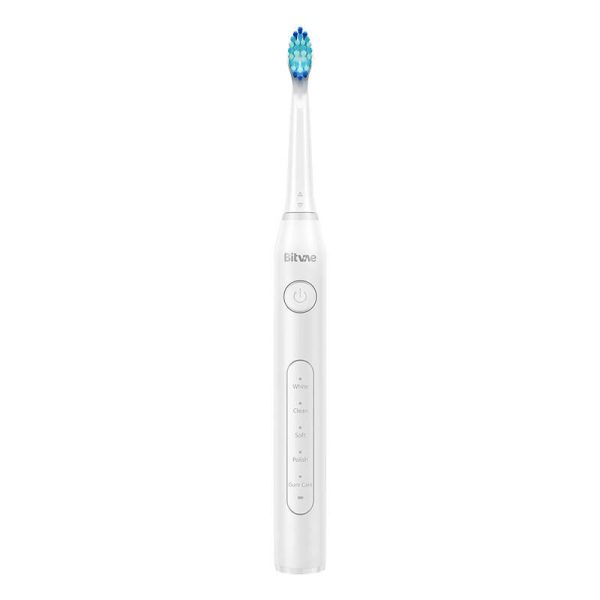 Sonic toothbrush with tips set and water flosser Bitvae D2+C2 (white)