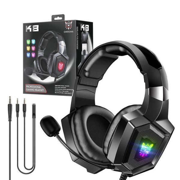 Gaming headphones ONIKUMA K8 Black