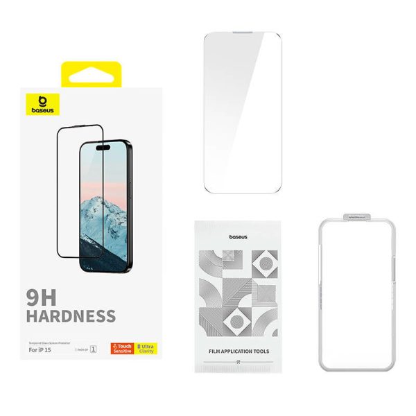 Diamond Tempered Glass Baseus 0.3mm for iPhone 15