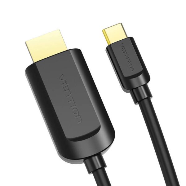 Cable USB-C to HDMI 1.4 Vention CGUBG 4K 30Hz 1,5m (black)