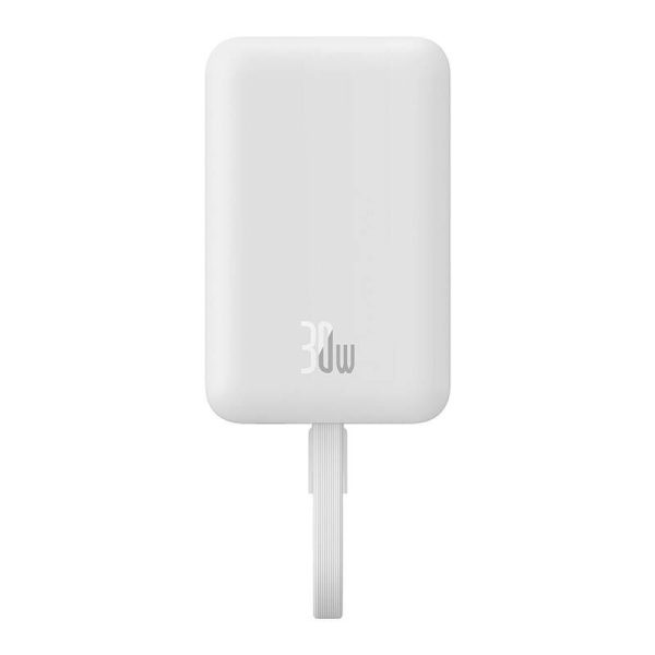 Powerbank Baseus Magnetic Mini 10000mAh, USB-C 30W MagSafe (white)