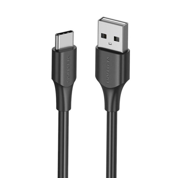 USB 2.0 A to USB-C Cable Vention CTHBF 3A 1m Black