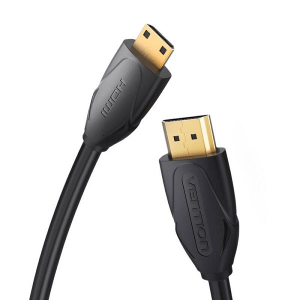 Mini HDMI to HDMI Cable Vention VAA-D02-B200 2m 4K 30Hz (Black)