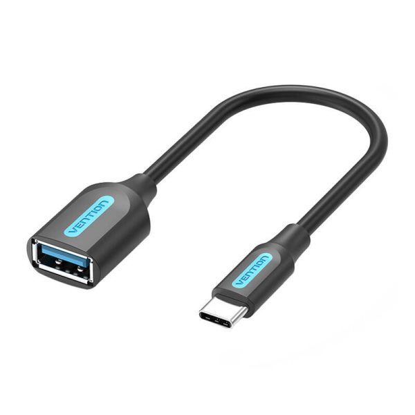 USB-C 3.1 Male to USB Female OTG Cable Vention CCVBB 0.15m, 2A, Black