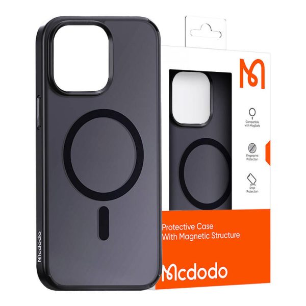 Magnetic case McDodo for iPhone 15 Pro Max (black)