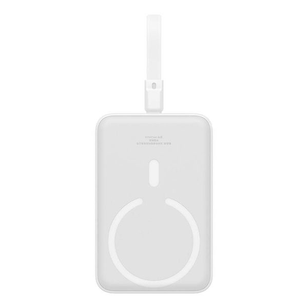 Powerbank Baseus Magnetic Mini 10000mAh, Lightning 20W MagSafe (white)