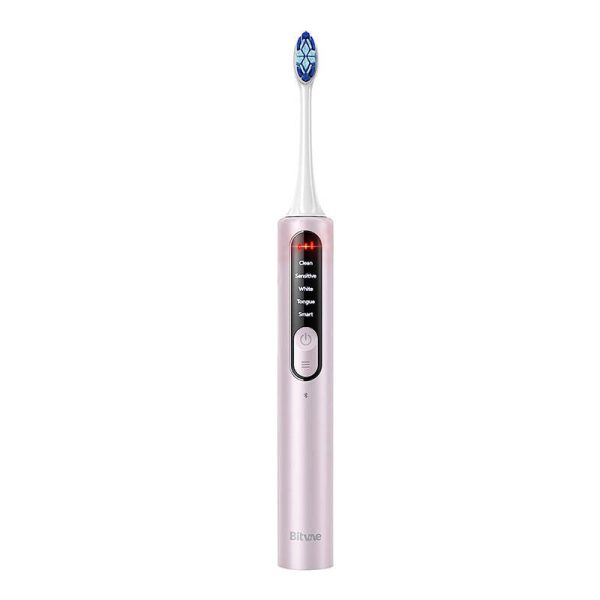 Sonic toothbrush with app, tips set and travel etui S3 (pink)