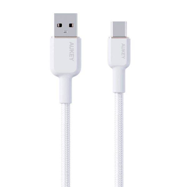 Cable Aukey CB-NAC1 USB-A to USB-C 1m (white)