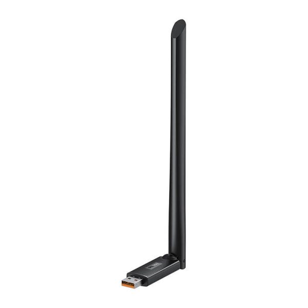 Baseus FastJoy adapter Wi-Fi with antenna, 150Mbps (black)