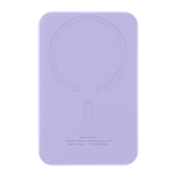 Magnetic Mini Powerbank Baseus 5000mAh 20W (purple)