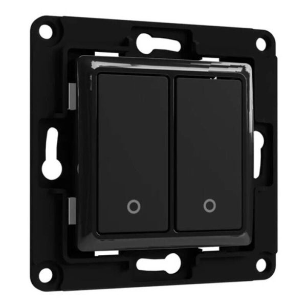 Shelly wall switch 2 button (black)