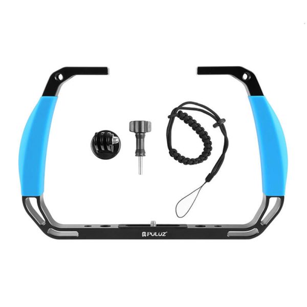 Underwater Diving Rig PULUZ for Action Cameras (Blue)