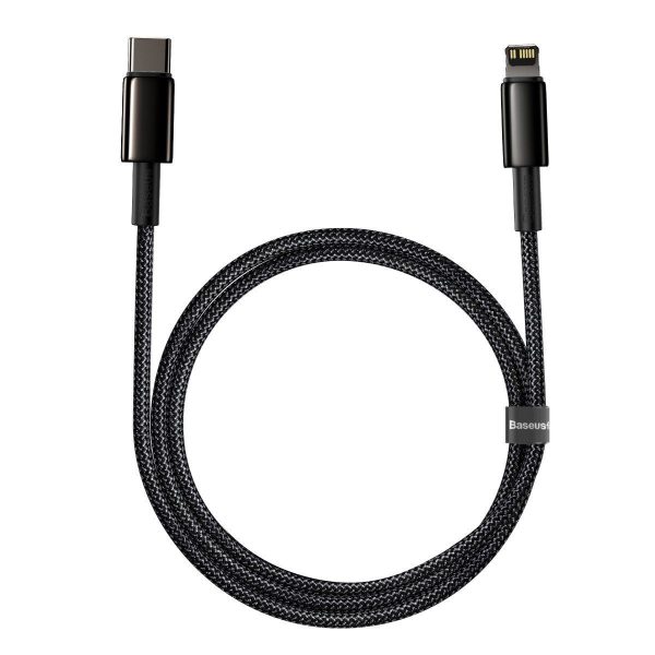 Baseus Tungsten Gold Cable Type-C to iP PD 20W 2m (black)