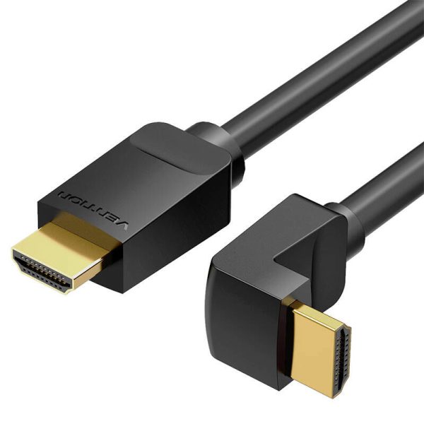 Cable HDMI 2.0 Vention AARBG 1,5m, Angle 90°, 4K 60Hz (black)