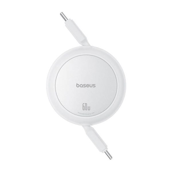 Baseus Free2Pull Mini USB-C to USB-C USB cable, 60W, 1, (white)