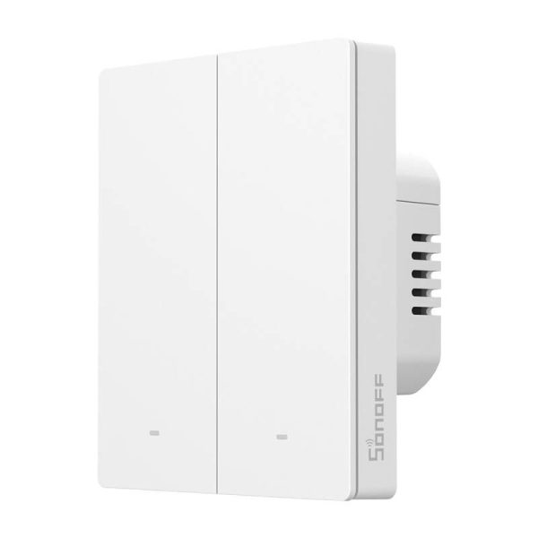 M5-2C-80W WiFi Matter smart wall switch (2-channel, for frame)