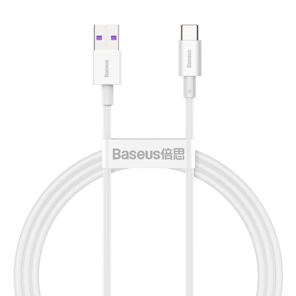 Baseus Superior Series Cable USB to USB-C, 66W, 1m (white)