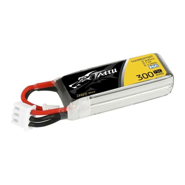 Battery  Tattu 300mAh 7.6V 75C 2S