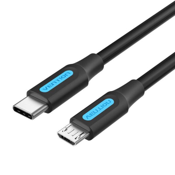 Cable USB-C 2.0 to Micro USB Vention COVBF 2A 1m black