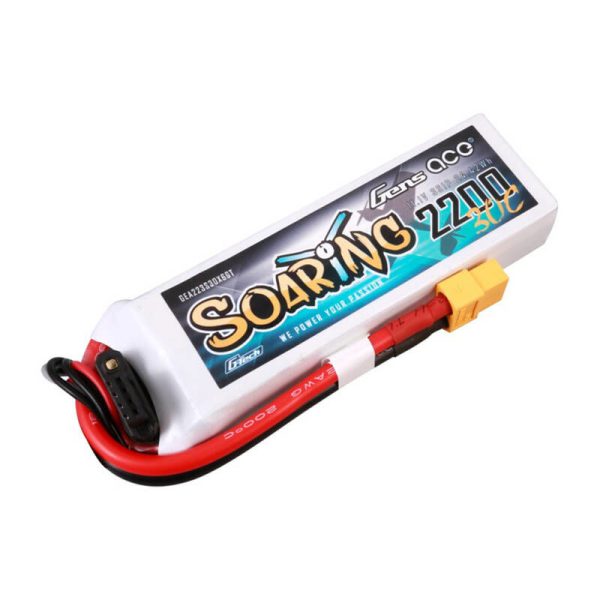 Gens ace G-Tech Soaring 2200mAh 11.1V 30C 3S1P Lipo Batte