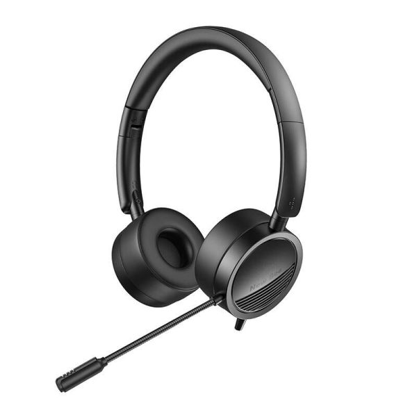 Wired headphones with microphone New Bee NB-H360 (black)